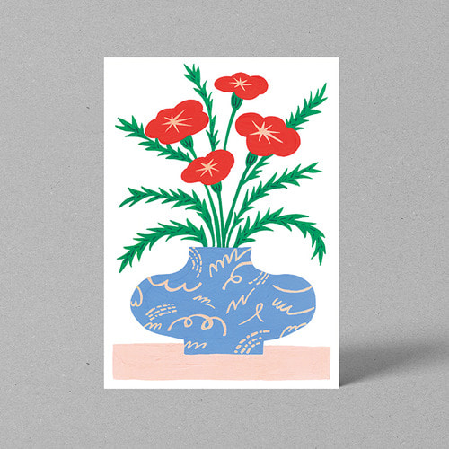 [그림엽서] flower 2 postcard / 우인영