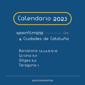 [50%할인][2023년 달력] 4 ciudades de Cataluña (스페인필름 010)